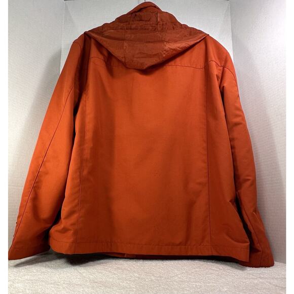 Johnston & Murphy Men's Jacket Size L Rust Orange Soft Shell - Picture 2 of 16